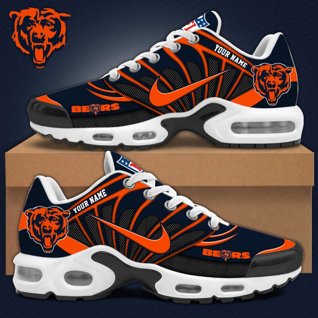 LIMITED EDITION - NEW CUSTOMIZED NFL26 CCB CHICAGO BEARS AIR MAX PLUS SNEAKERS