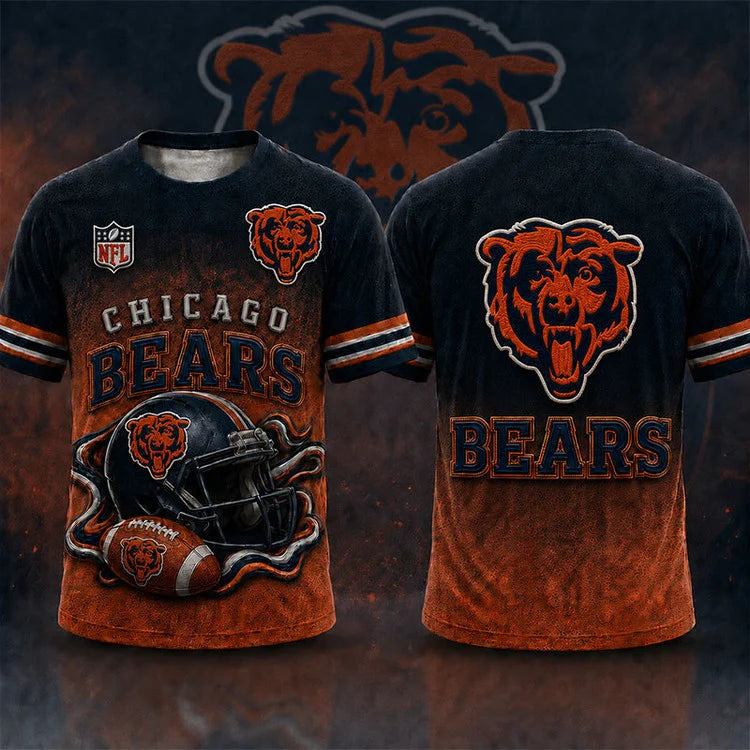 LIMITED EDITION - NEW CUSTOMIZED NFL26 CHICAGO BEARS T-SHIRTS, POLO, SWEASHIRTS, V-NECK T-SHIRT, HOODIE & ZIP HOODIE