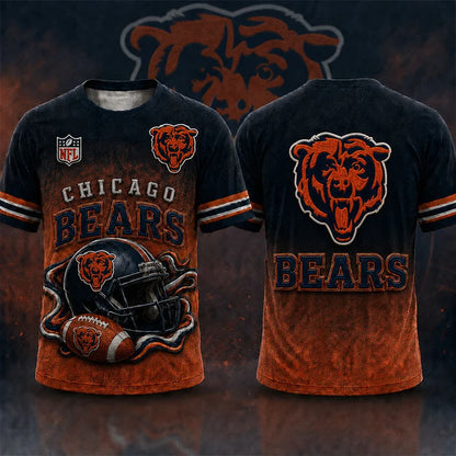 LIMITED EDITION - NEW CUSTOMIZED NFL26 CHICAGO BEARS T-SHIRTS, POLO, SWEASHIRTS, V-NECK T-SHIRT, HOODIE & ZIP HOODIE