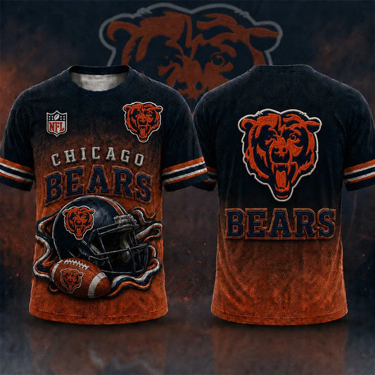LIMITED EDITION - NEW CUSTOMIZED NFL26 CHICAGO BEARS T-SHIRTS, POLO, SWEASHIRTS, V-NECK T-SHIRT, HOODIE & ZIP HOODIE