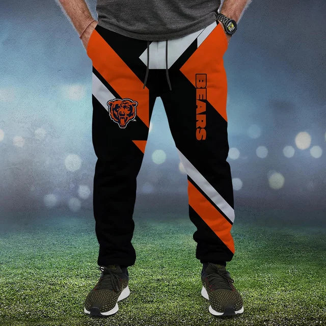 LIMITED EDITION - NEW CUSTOMIZED NFL26 CCB CHICAGO BEARS SWEATPANTS