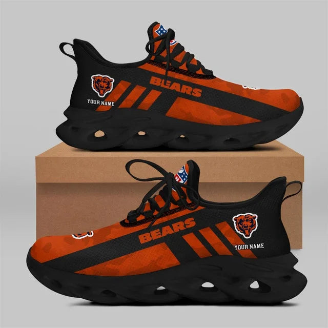 LIMITED EDITION - NEW CUSTOMIZED NFL26 CCB CHICAGO BEARS UNISEX MAX SOUL SHOES