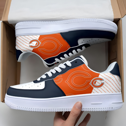 [SPECIAL OFFER] NEW CUSTOMIZED NFL26 CCB CHICAGO BEARS AF1 SNEAKERS