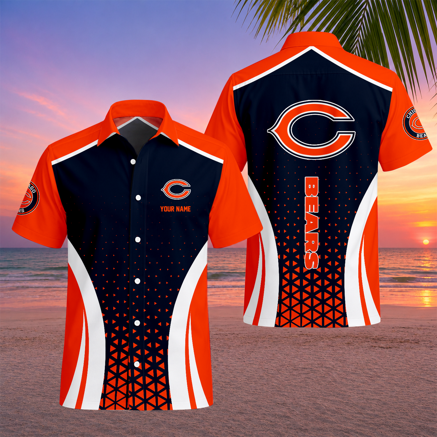 LIMITED EDITION - NEW CUSTOMIZED NFL26 CCB CHICAGO BEARS UNISEX HAWAIIAN SHIRT