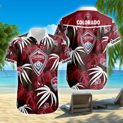 ENDING TODAY - NEW CUSTOMIZED MLS26 CLR COLORADO RAPIDS UNISEX HAWAIIAN SHIRT