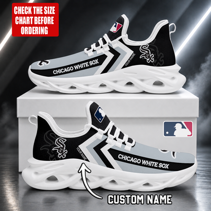 LIMITED EDITION - NEW CUSTOMIZED MLB26 CWS CHICAGO WHITE SOX MAX SOUL SHOES