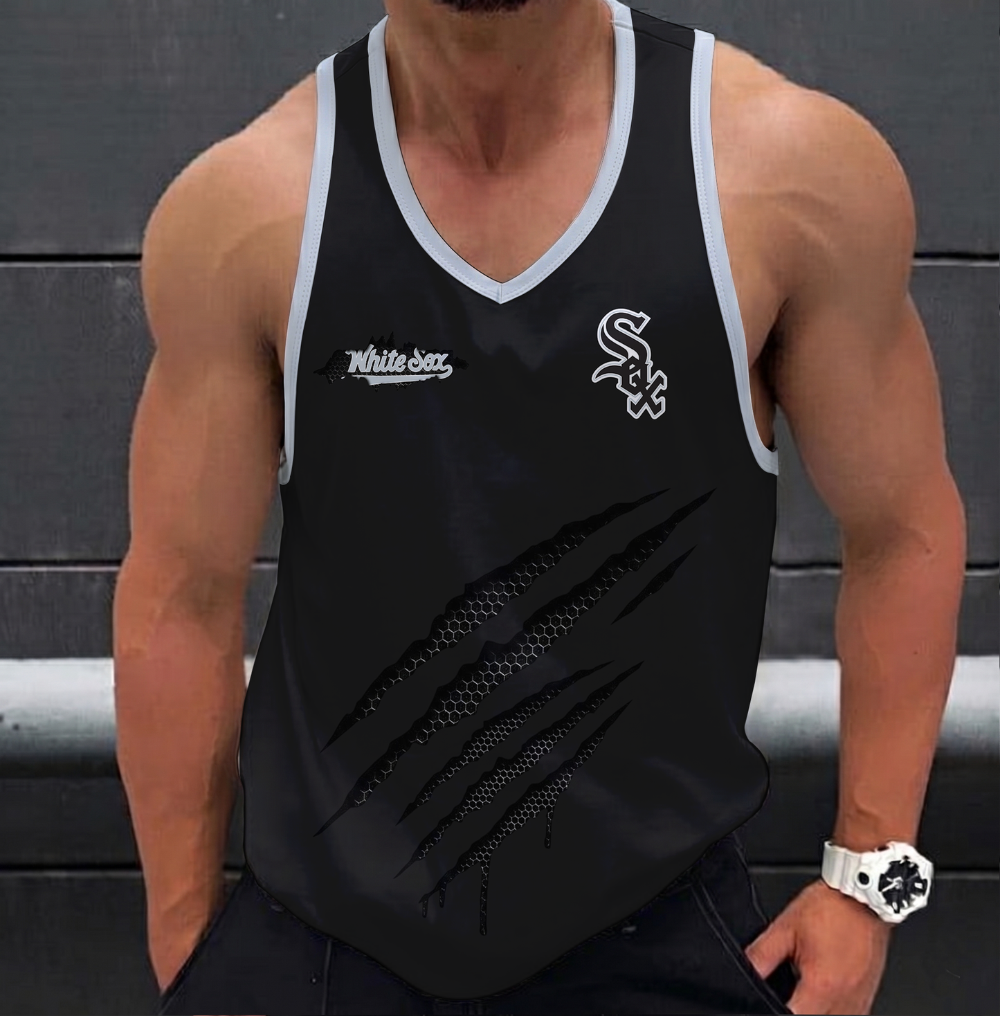 VIRAL EDITION - NEW CUSTOMIZED MLB26 CHICAGO WHITE SOX UNISEX TANK TOP