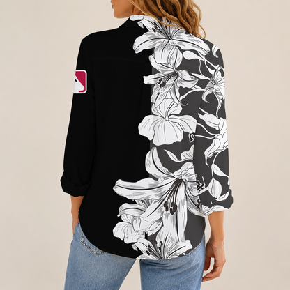[FLASH SALE] NEW CUSTOMIZED MLB26 CWS CHICAGO WHITE SOX WOMEN CASUAL SHIRT