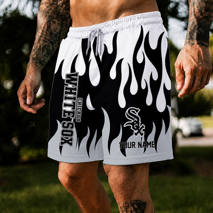 [FLASH SALE] NEW CUSTOMIZED MLB26 CWS CHICAGO KHAKI SOX SHORT PANTS