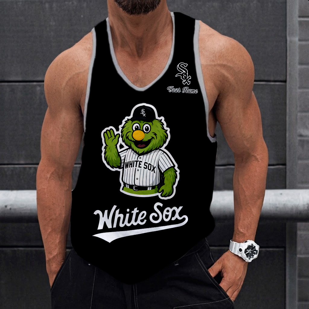 LIMITED EDITION - NEW CUSTOMIZED MLB26 CHICAGO WHITE SOX UNISEX TANK TOP