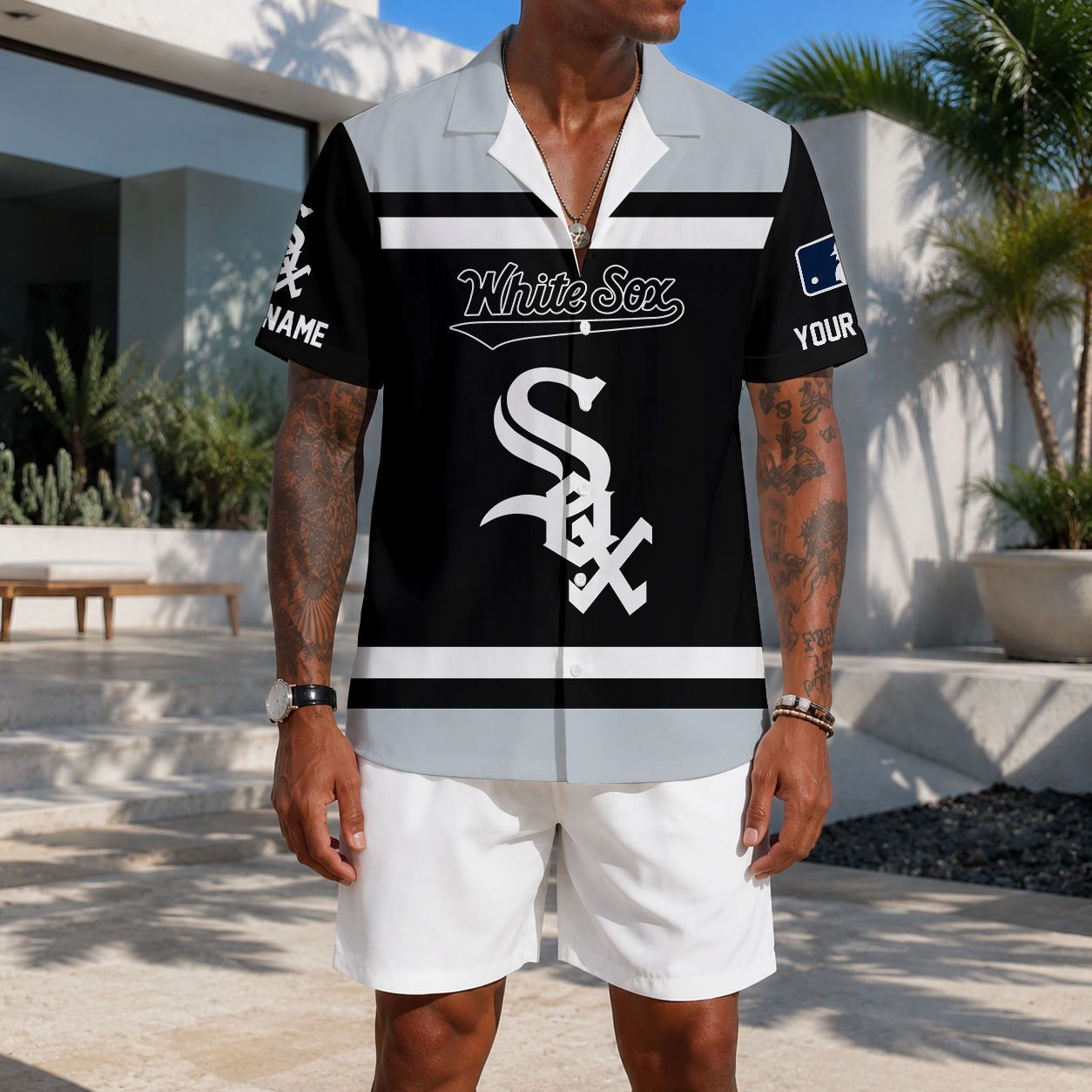 LIMITED EDITION - NEW CUSTOMIZED MLB26 CWS CHICAGO WHITE SOX UNISEX HAWAIIAN SHIRT