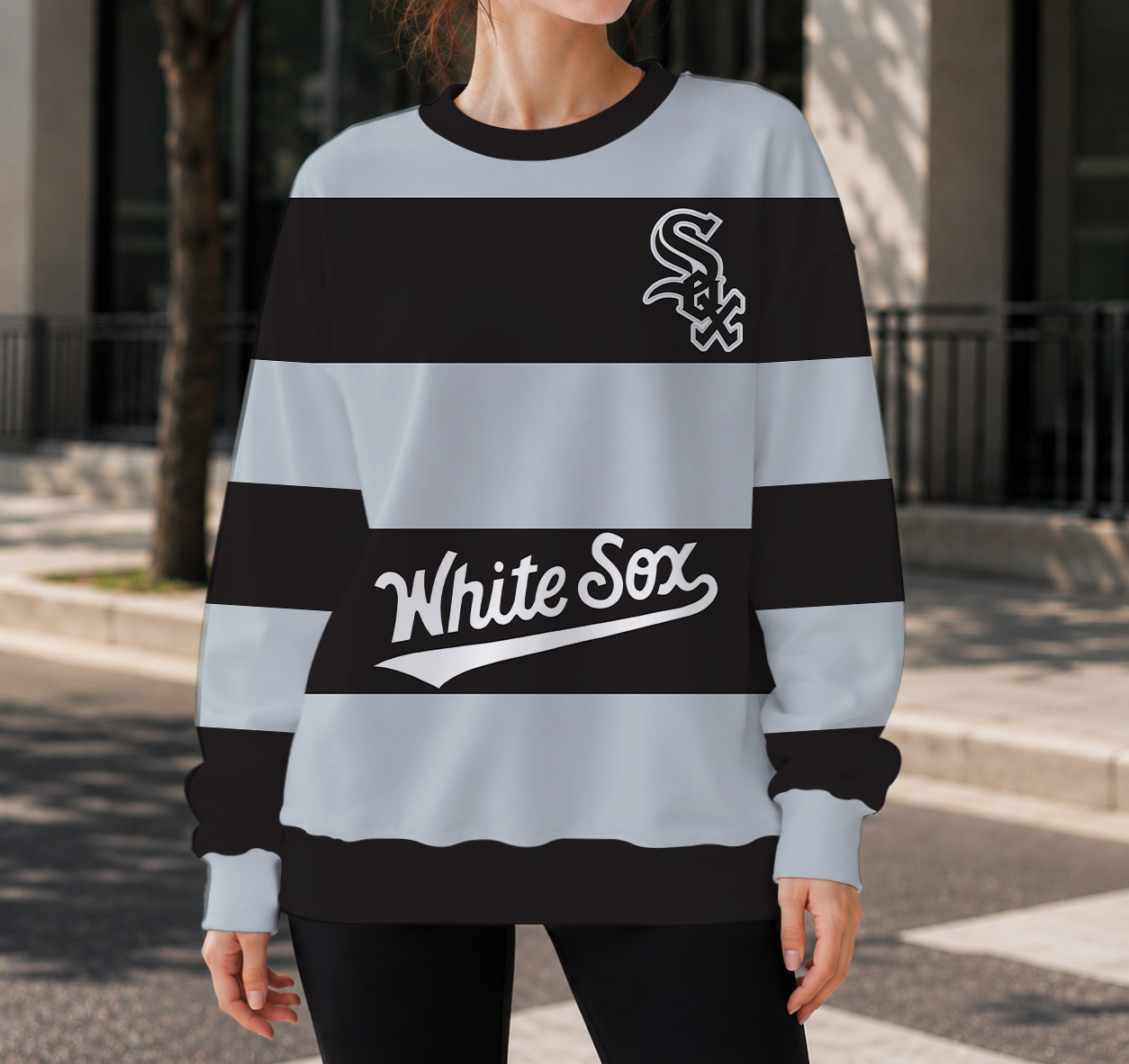 LIMITED EDITION - NEW CUSTOMIZED MLB26 CWS CHICAGO WHITE SOX UNISEX SWEATSHIRT