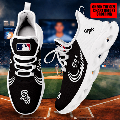 [FLASH SALE] NEW CUSTOMIZED MLB26 CWS CHICAGO WHITE SOX MAX SOUL SHOES
