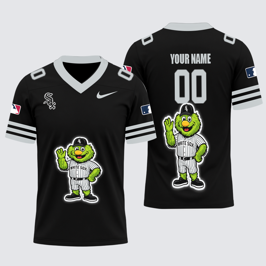 [FLASH SALE] NEW CUSTOMIZED MLB26 CWS CHICAGO WHITE SOX FOOTBALL JERSEY