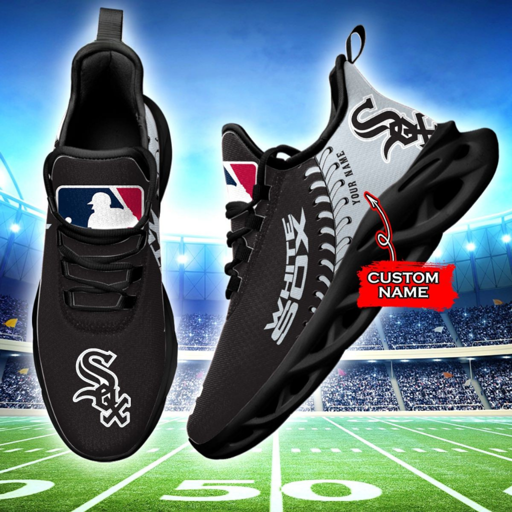 [FLASH SALE] NEW CUSTOMIZED MLB26 CWS CHICAGO WHITE SOX MAX SOUL SHOES