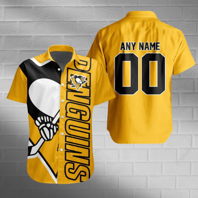 [SUPER SALE] NEW CUSTOMIZED NHL26 PBP PITTSBURGH PENGUINS UNISEX HAWAIIAN SHIRT