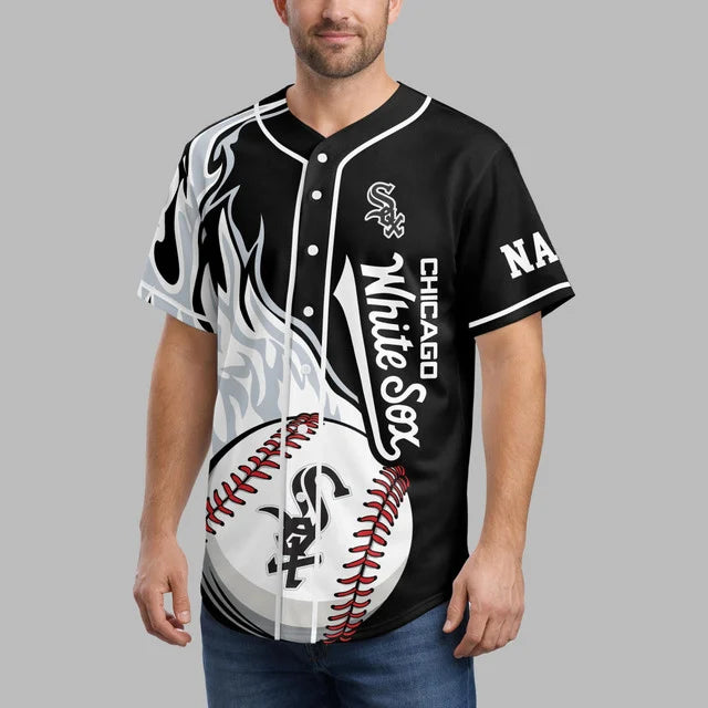 [FLASH SALE] NEW CUSTOMIZED MLB26 CWS CHICAGO WHITE SOX BASEBALL JERSEY