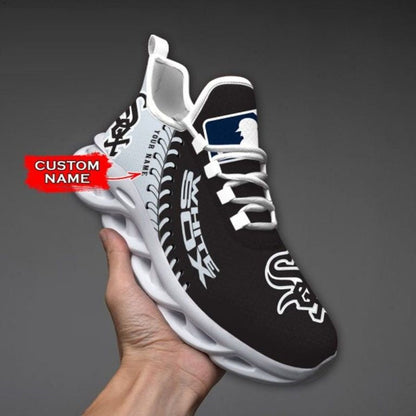 [FLASH SALE] NEW CUSTOMIZED MLB26 CWS CHICAGO WHITE SOX MAX SOUL SHOES