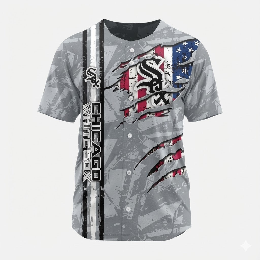 LIMITED EDITION - NEW CUSTOMIZED MLB26 CWS CHICAGO WHITE SOX BASEBALL JERSEY