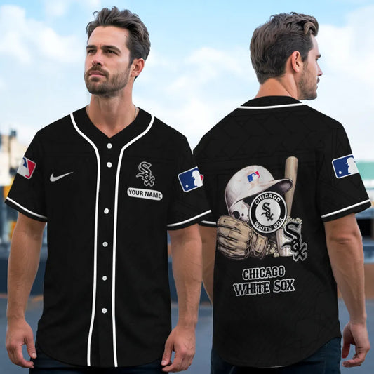 LIMITED EDITION - NEW CUSTOMIZED MLB26 CWS CHICAGO WHITE SOX BASEBALL JERSEY