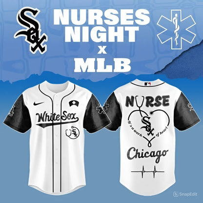 LIMITED EDITION - NEW CUSTOMIZED MLB26 CWS CHICAGO WHITE SOX BASEBALL JERSEY