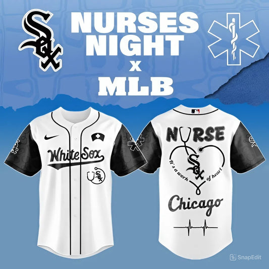 LIMITED EDITION - NEW CUSTOMIZED MLB26 CWS CHICAGO WHITE SOX BASEBALL JERSEY