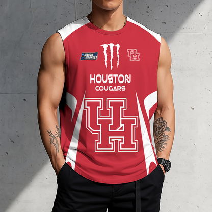 LIMITED DROP - NEW CUSTOMIZED | NCAA MAM26 HOC HO COUGARS MEN'S GYM SHIRT