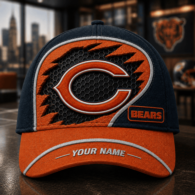 SPECIAL EDITION - NEW CUSTOMIZED NFL26 CCB CHICAGO BEARS CLASSIC CAP
