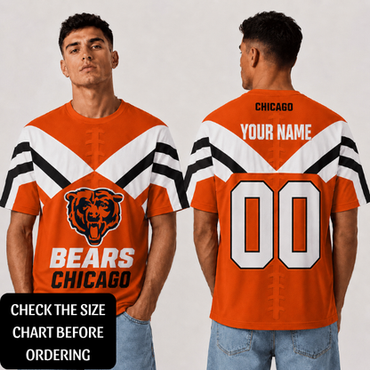 VIRAL EDITION - NEW CUSTOMIZED NFL26 CCB CHICAGO BEARS T-SHIRT, POLO SHIRT, ZIP POLO SHIRT, HOODIE, ZIP HOODIE & SWEATSHIRT