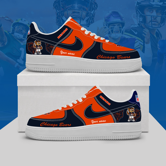 [SPECIAL OFFER] NEW CUSTOMIZED NFL26 CCB CHICAGO BEARS AF1 SHOES
