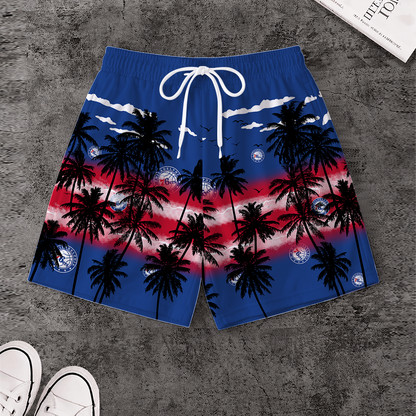 LIMITED EDITION - NEW CUSTOMIZED NBA26 P76 PHILADELPHIA 76ERS SHORT PANTS