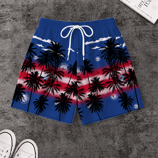 LIMITED EDITION - NEW CUSTOMIZED NBA26 P76 PHILADELPHIA 76ERS SHORT PANTS