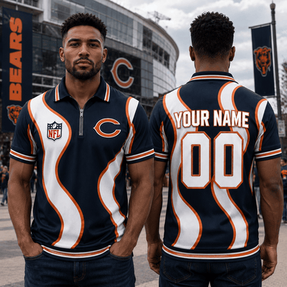 EXCLUSIVE EDITION - NEW CUSTOMIZED NFL26 CCB CHICAGO BEARS POLO SHIRT, ZIP POLO SHIRT, T-SHIRT, HOODIE, ZIP HOODIE & SWEATSHIRT