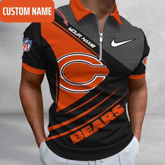 VIRAL EDITION - NEW CUSTOMIZED NFL26 CCB CHICAGO BEARS POLO SHIRT, ZIP POLO SHIRT & T-SHIRTS