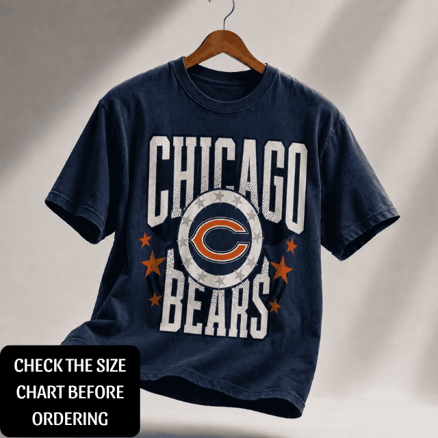 ELITE EDITION - NEW CUSTOMIZED NFL26 CCB CHICAGO BEARS T-SHIRT, POLO SHIRT, ZIP POLO SHIRT, HOODIE, ZIP HOODIE & SWEATSHIRT