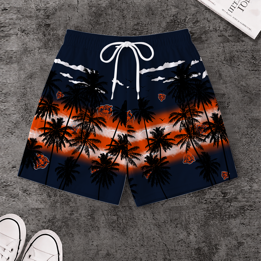 LIMITED EDITION - NEW CUSTOMIZED NFL26 CCB CHICAGO BEARS SHORT PANTS