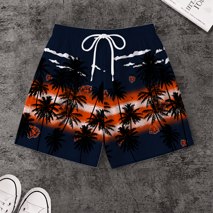 LIMITED EDITION - NEW CUSTOMIZED NFL26 CCB CHICAGO BEARS SHORT PANTS