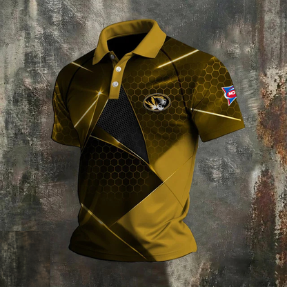 VIRAL EDITION - NEW CUSTOMIZED NCAA FBS26 MST MISSOURI TIGERS POLO SHIRT, ZIP POLO SHIRT & T-SHIRTS