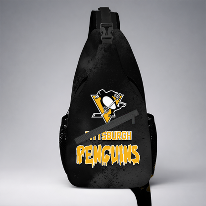 [SUPER SALE] NEW CUSTOMIZED NHL26 PBP PITTSBURGH PENGUINS SLING BAG