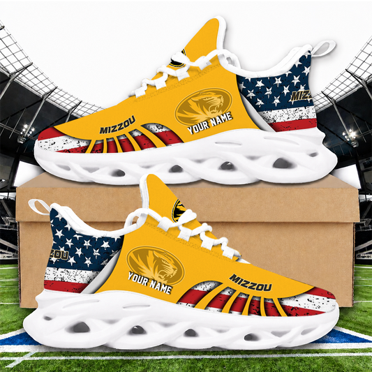 [FAN FAVORITE] NEW CUSTOMIZED NCAA FBS26 MST MISSOURI TIGERS CLUNKY SNEAKERS