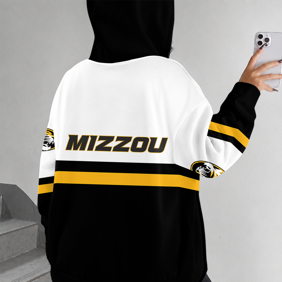 [FAN FAVORITE] NEW CUSTOMIZED NCAA FBS26 MST MISSOURI TIGERS ZIP HOODIE