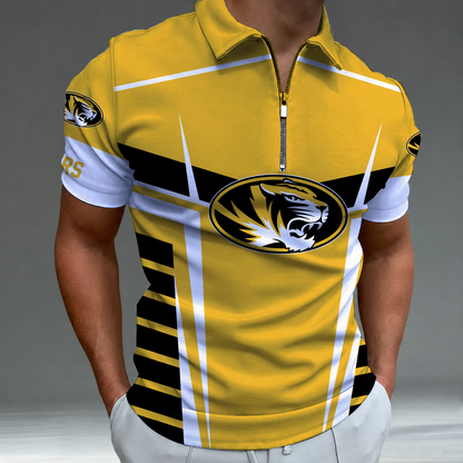 [FAN FAVORITE] NEW CUSTOMIZED NCAA FBS26 MST MISSOURI TIGERS POLO SHIRT