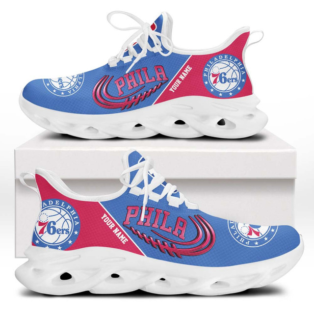 LIMITED EDITION - NEW CUSTOMIZED NBA26 P76 PHILADELPHIA 76ERS PREMIUM CLUNKY SNEAKERS