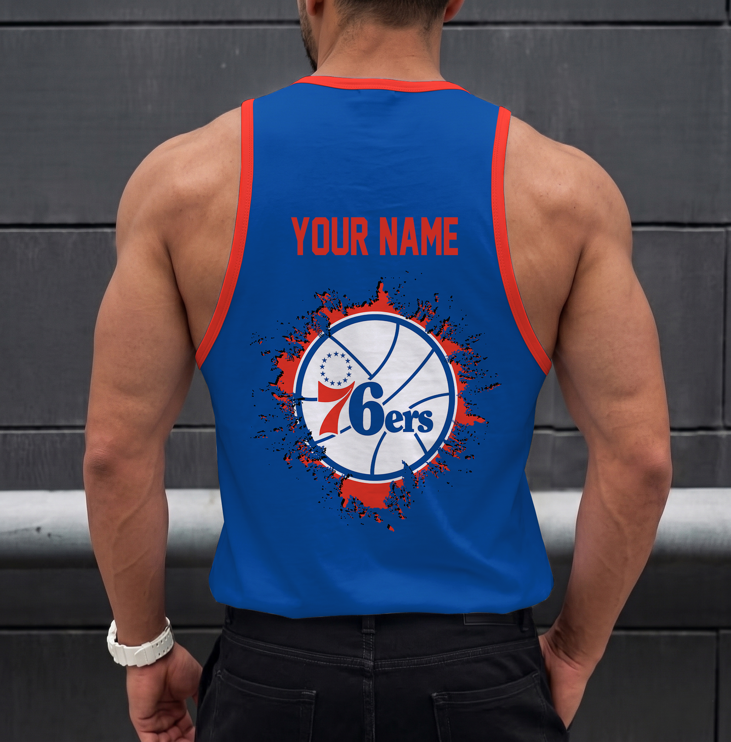 ELITE EDITION - NEW CUSTOMIZED NBA26 P76 PHILADELPHIA 76ERS UNISEX TANK TOP