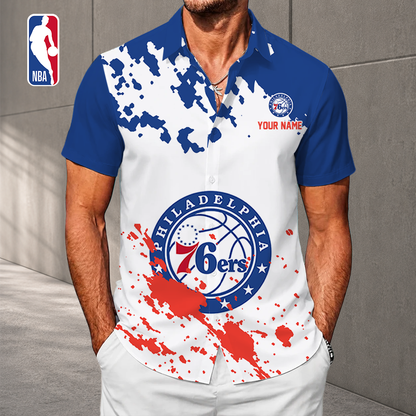 VIRAL EDITION - NEW CUSTOMIZED NBA26 P76 PHILADELPHIA 76ERS UNISEX HAWAIIAN SHIRT