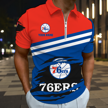 LIMITED EDITION - NEW CUSTOMIZED NBA26 P76 PHILADELPHIA 76ERS T-SHIRT, POLO SHIRT, ZIP POLO SHIRT, SWEATSHIRT, HOODIE & ZIP HOODIE