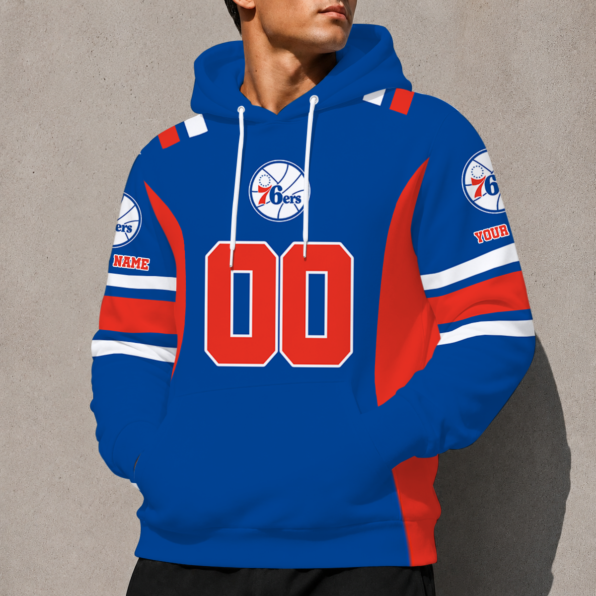 LIMITED EDITION - NEW CUSTOMIZED NBA26 P76 PHILADELPHIA 76ERS T-SHIRT, POLO SHIRT, ZIP POLO SHIRT, SWEATSHIRT, HOODIE & ZIP HOODIE