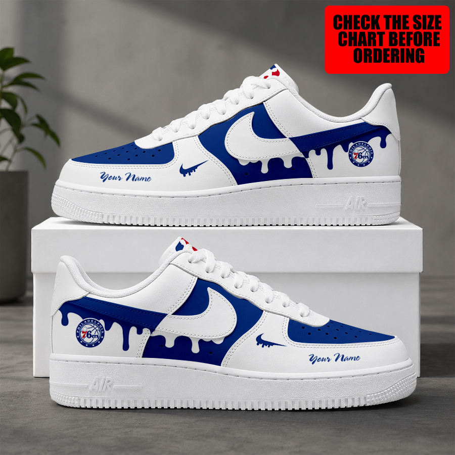 [HOT DEAL] NEW CUSTOMIZED NBA26 P76 PHILADELPHIA 76ERS AF1 SHOES
