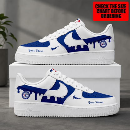 [HOT DEAL] NEW CUSTOMIZED NBA26 P76 PHILADELPHIA 76ERS AF1 SHOES