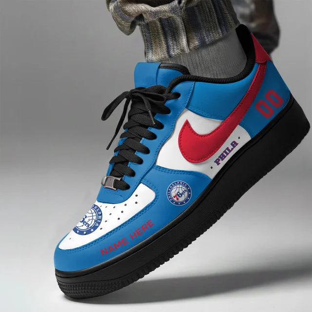 [HOT DEAL] NEW CUSTOMIZED NBA26 P76 PHILADELPHIA 76ERS AF1 SHOES